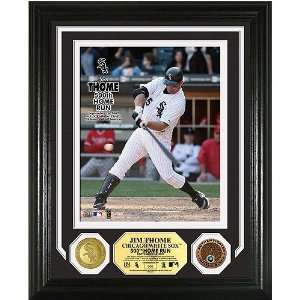 Jim Thome Chicago White Sox   500th HR   Photomint with 24KT Gold and 