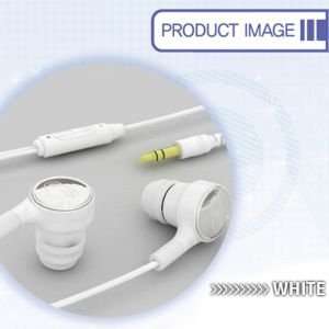  EX2 501S Gaming Vibration Earphone (White) Electronics