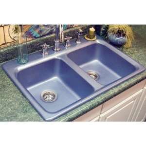  Advantage Wickford Double Bowl Self Rimming Kitchen Sink 