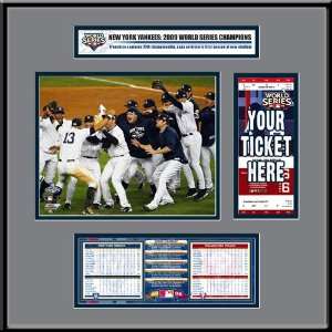  New York Yankees   World Series 2009 Ticket Frame Junior 