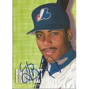  Yamil Benitez Signed Montreal Expos 1996 Fleer Prospects 