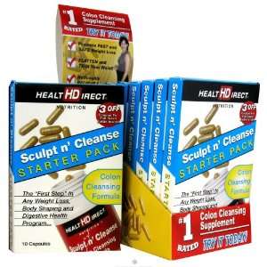  Health Direct   Sculpt n Cleanse Travel Pack, 10 Capsules 