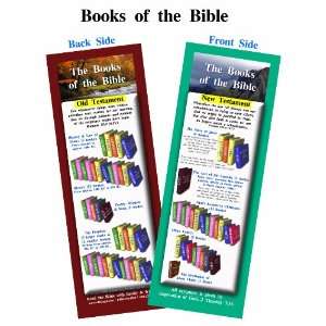  Bible Bookmark   Books of the Bible   Package of 50   2x6 