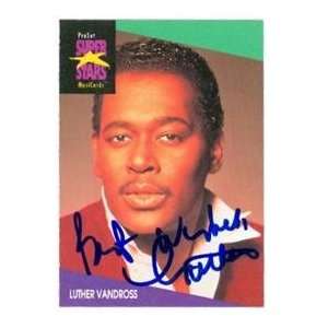  Luther Vandros autographed trading card (ip) Everything 