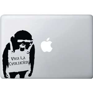  The Evolution Chimp   Vinyl Laptop or Macbook Decal 