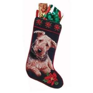  Airedale Terrier Christmas Stocking