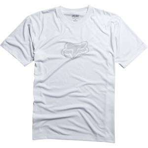  Fox Racing Optimized T Shirt   Medium/White Automotive