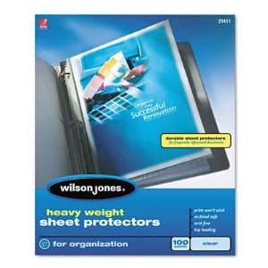  Wilson Jones Heavy Sheet Protector WLJ21412 Office 
