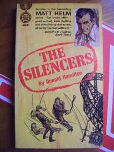 MATT HELM MYSTERY PB BOOK~#4~THE SILENCERS~1962  