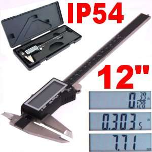   12 Electronic Digital Caliper with X LARGE display Inch/Fractional/mm