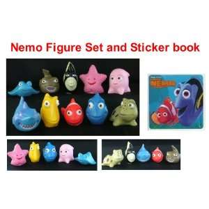 13 Piece Play Set and Sticker Pack   Playset Features Bruce The Shark 