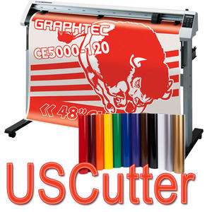 Graphtec CE5000 48 Vinyl Cutter w/Stand + BONUS 12 Sign Vinyl Rolls 