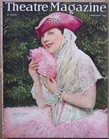 IRENE BORDONI February 1926 THEATRE Magazine Cover  