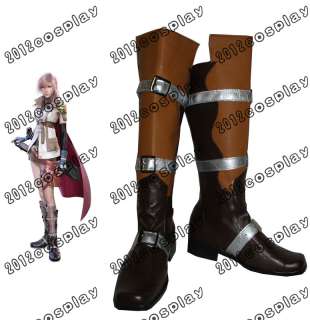 Final Fantasy 13 Lightning Cosplay Boots Custom Made  
