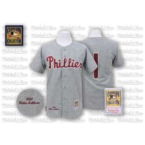   Phillies Authentic 1950 Richie Ashburn Road Jersey By Mitchell & Ness