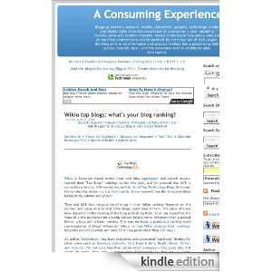  A Consuming Experience Kindle Store