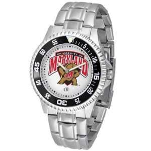   Terps NCAA Competitor Mens Watch (Metal Band)