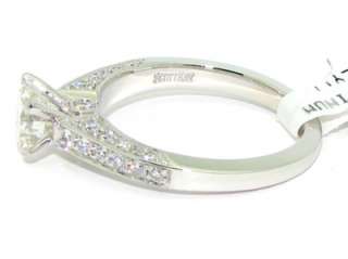 New Platinum GIA Certified 1.40ct Diamond Scott Kay Engagement Ring 