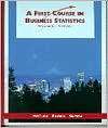First Course in Business Statistics, (013836446X), James T. McClave 