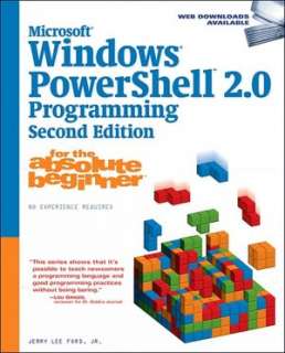   Powershell 2.0 by William R. Stanek, Microsoft Press  Paperback