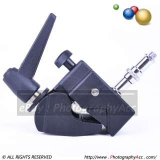 Super clamp all metal 15kg capacity for flash, backdrop  