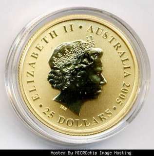 AUSTRALIA 1 SOVEREIGN 2005 25 DOLLARS SYDNEY (#B331)  