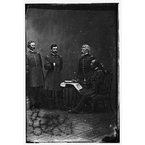   . Clark, Gen. McClellan, Capt. Van Vliet, Maj. Barry