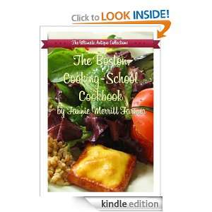 The Boston Cooking School Cookbook Fannie Merritt Farmer   