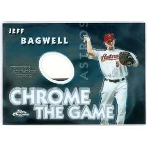  Jeff Bagwell 2005 Topps Chrome Chrome The Game Game Worn 