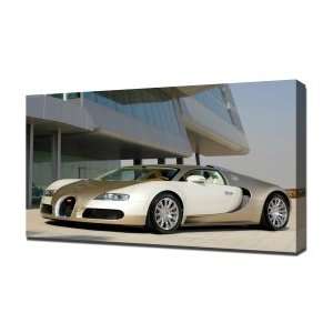  Bugatti Veyron   Canvas Art   Framed Size 24x36   Ready 