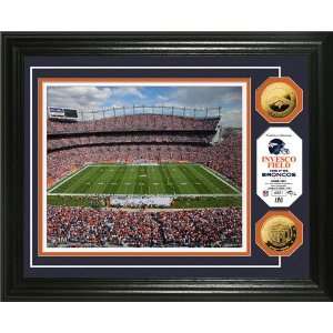 Invesco Field at Mile High Stadium Gold Coin Photo Mint  