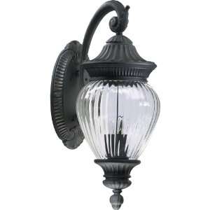 Quorum International 7707 3 93 3 Light Outdoor Wall Lantern   Charcoal