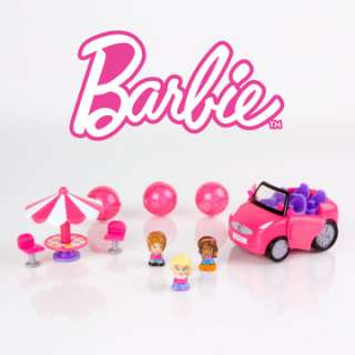 barbie and her friends in the dream car play set