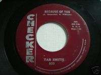 Tab Smith Because of You Original 1959 45rpm on Checker  
