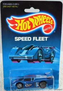 RARE   HOT WHEELS BLUE GT RACER #1789 NRFP MINT COND 1988  