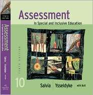 Assessment In Special and Inclusive Education, (061869269X), John 