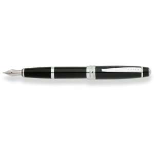   Black Lacquer Medium Point Fountain Pen   AT0456 7MS