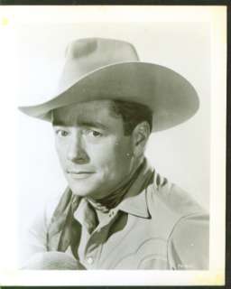 Western actor Tim Holt fan club 4x5 1950s  