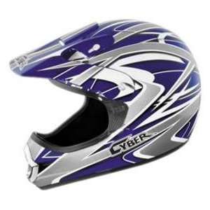  Cyber Helmets UX 22 COSMIC BLU_SIL SML MOTORCYCLE Off Road 