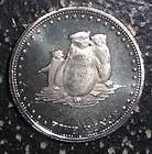 Gough Islands 5 pence, Rockhopper Penguins bird animal wildlife coin
