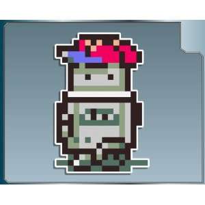   ROBOT NESS from Earthbound 8bit vinyl decal sticker 