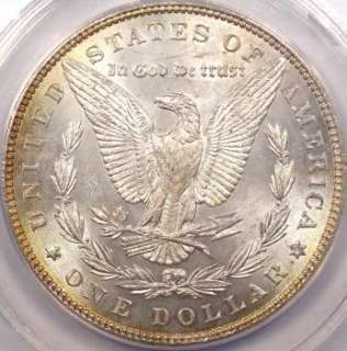 1887 Morgan Silver Dollar ANACS MS62  VAM 12  RAINBOW Toned 