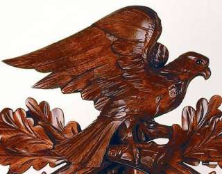 day musical   Carved Cuckoo Clock   Eagle   26  