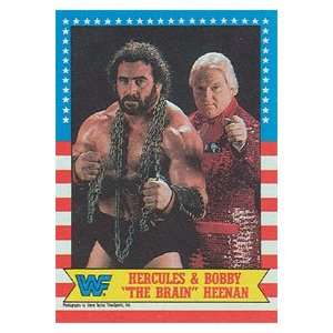  1987 WWF Topps Wrestling Stars Trading Card #9  Hercules 