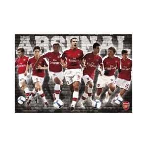  Football Posters Arsenal   Players 09/10   23.8x35.7 