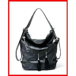 Faux PU Leather Purse Shoulder Bucket Messenger Bag Handbag Tote 