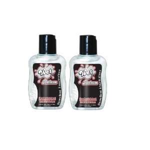  Wet Lubes Platinum Lubricant, 1.5 Ounce Bottles, 2 Pack 