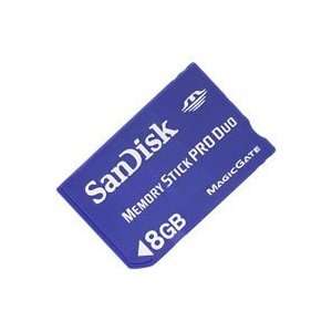  Stick Pro Duo Sandisk SDMSPD 8192 (CST) Flash Memory Electronics