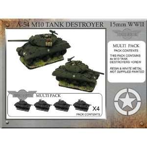   in Battle (15mm WWII) M10 76mm Tank Destroyer (4) Toys & Games