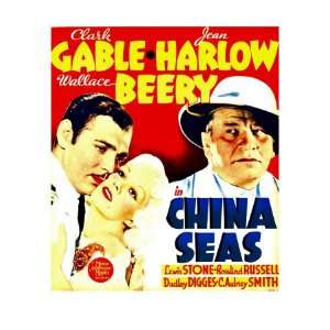  China Seas, Clark Gable, Jean Harlow, Wallace Beery on 